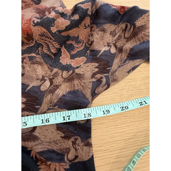 Soft Surroundings Heavenly Soft Millie Top Size Small Blue Floral High Low 2021 - Picture 10 of 11